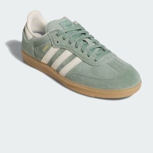 Adidas Suede Mint Green Suede Shoes